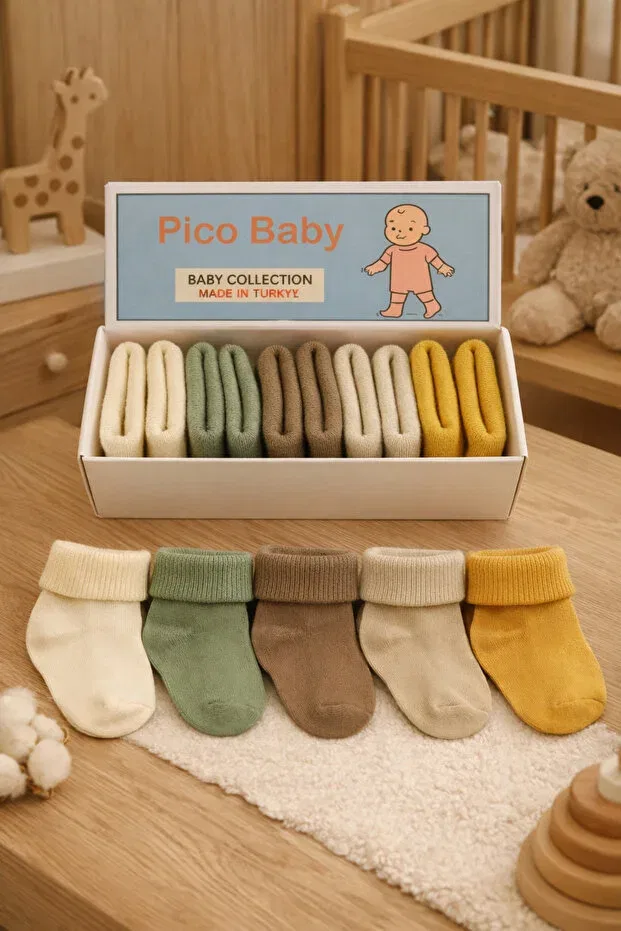 Детские носки хлопковые 5 пар Pico Baby, Multicolor