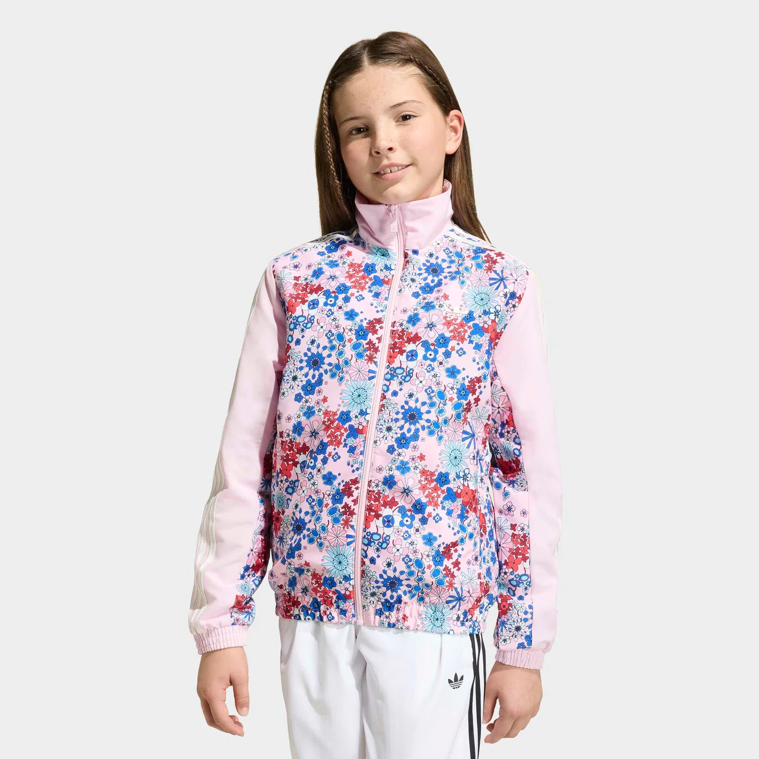 Куртка AAdidas Originals x Liberty London пастельно-розового цвета