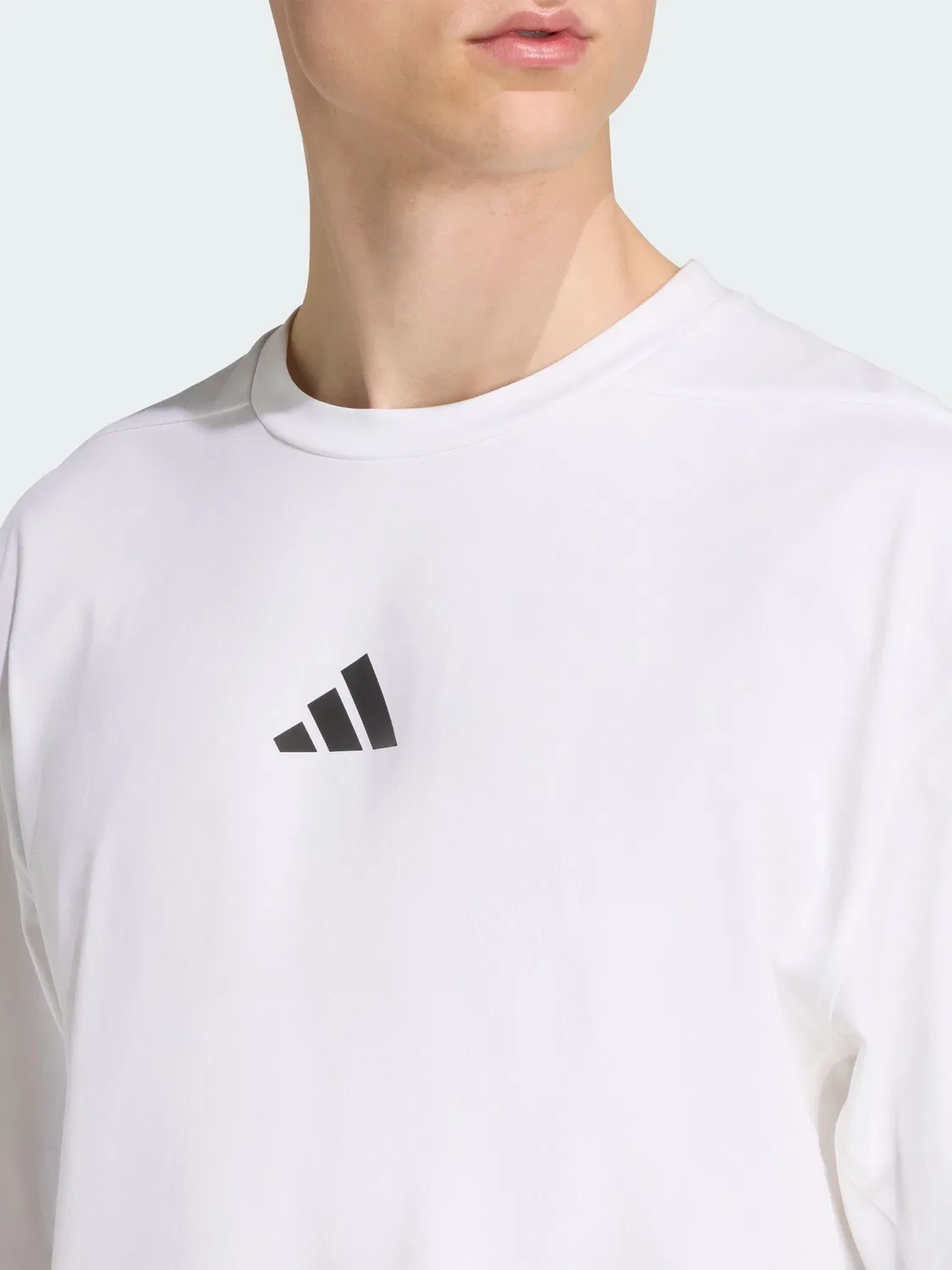 Футболка Oversized adidas, белый — фото 4