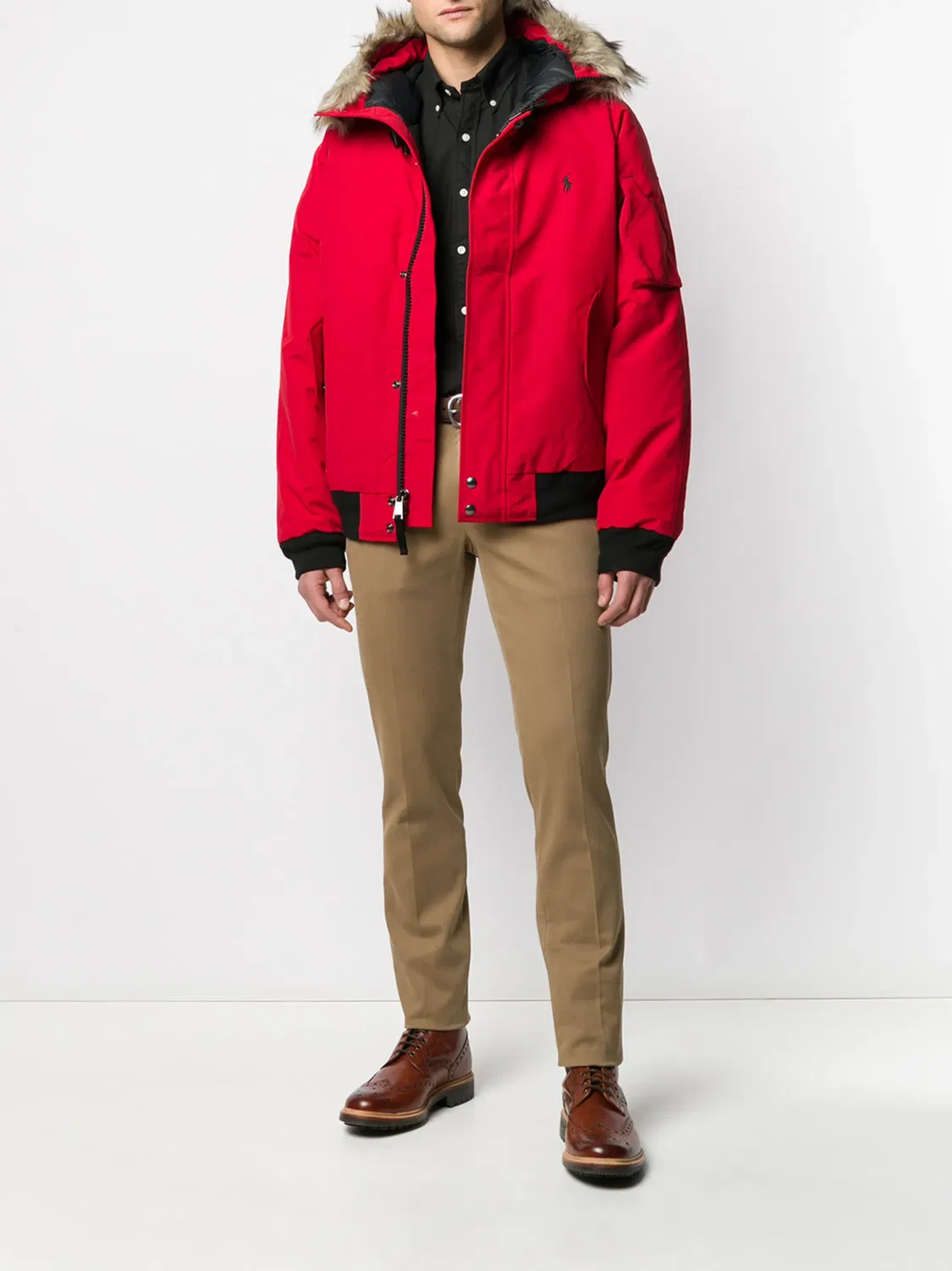 Polo Ralph Lauren Рубашка хлопковая черная — фото 2