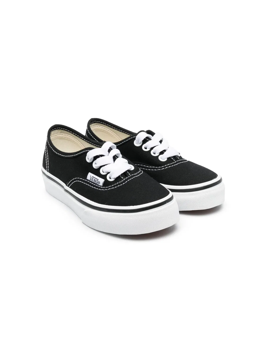 Кеды на шнуровке Vans Kids, черный