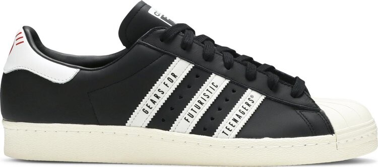 

Кроссовки Adidas Human Made x Superstar 'Gears For Futuristic Teenagers - Black', черный