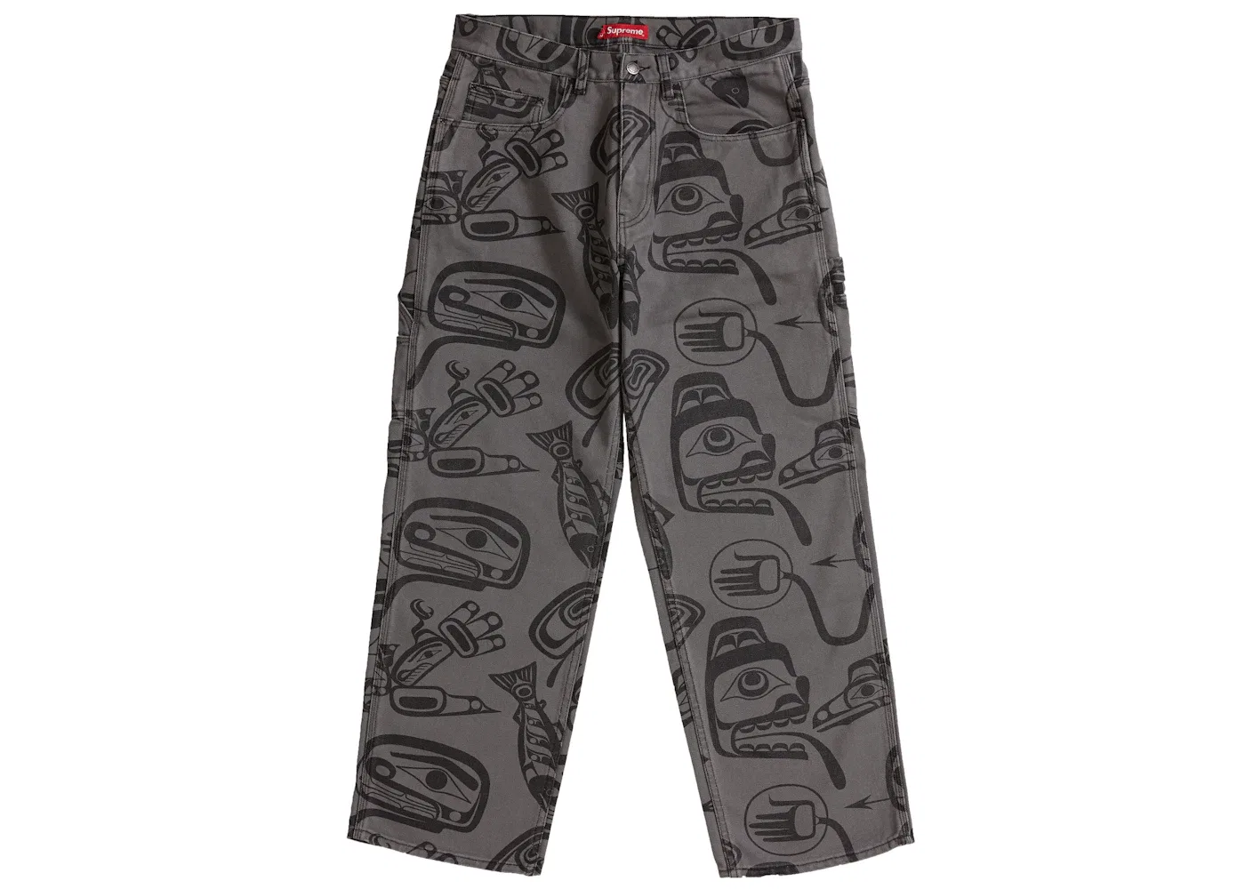Мужские брюки с принтом Pant Supreme, Grey Haida