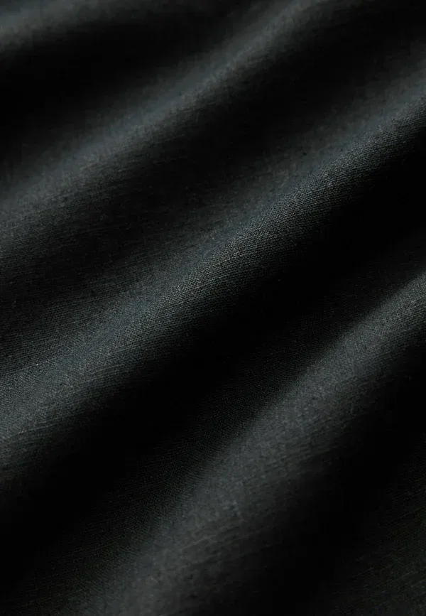 Брюки из льна и вискозы Trousers Next, черный — фото 3