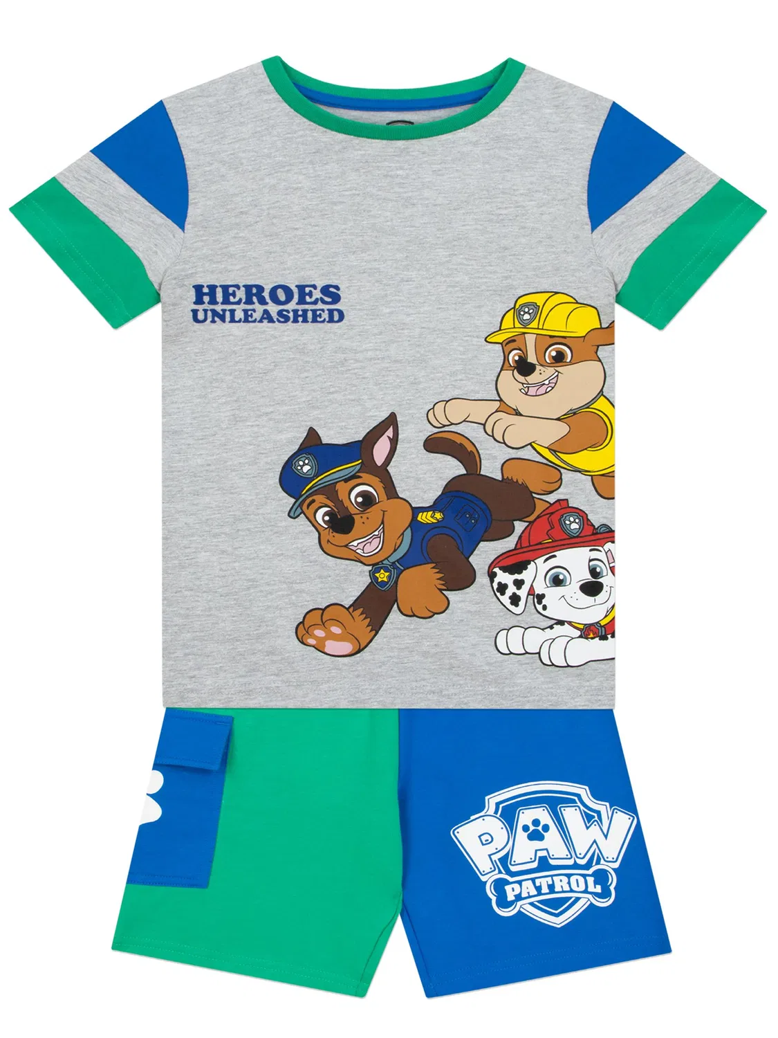 Комплект футболка и шорты, PAW Patrol Character, серый