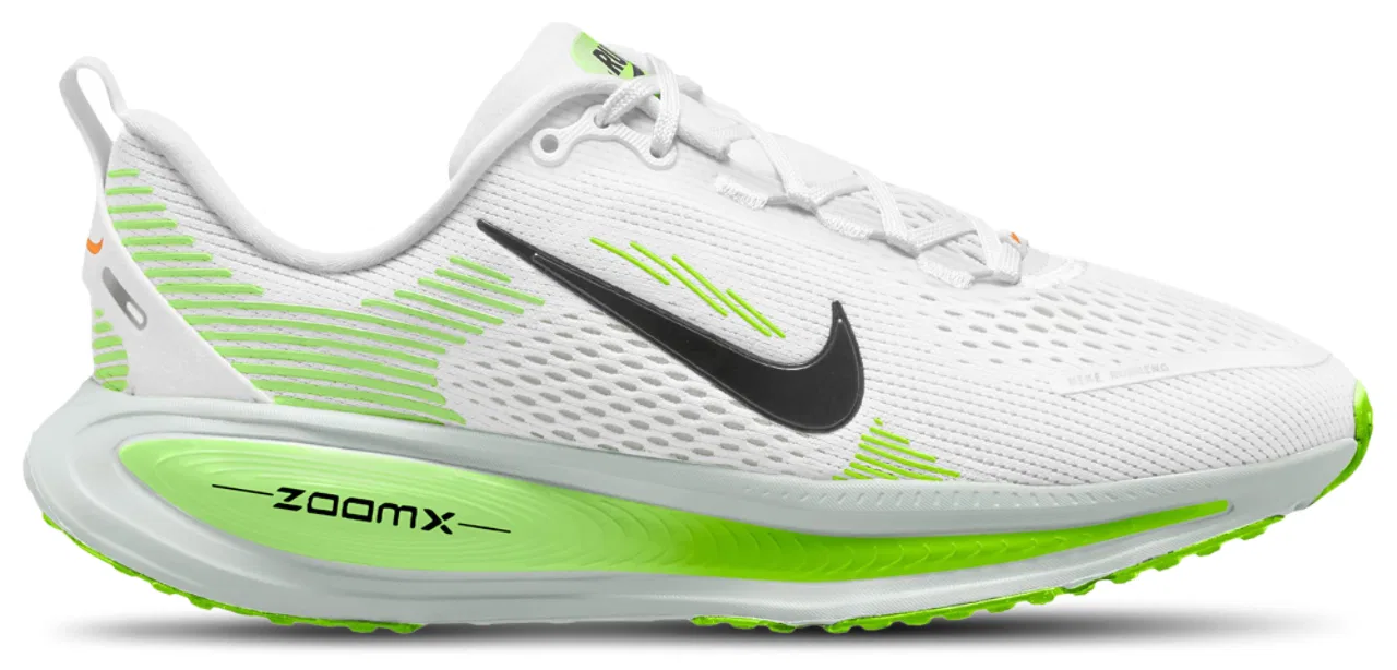 Кроссовки для мальчиков Vomero 18 Nike, цвет White/Volt/Black