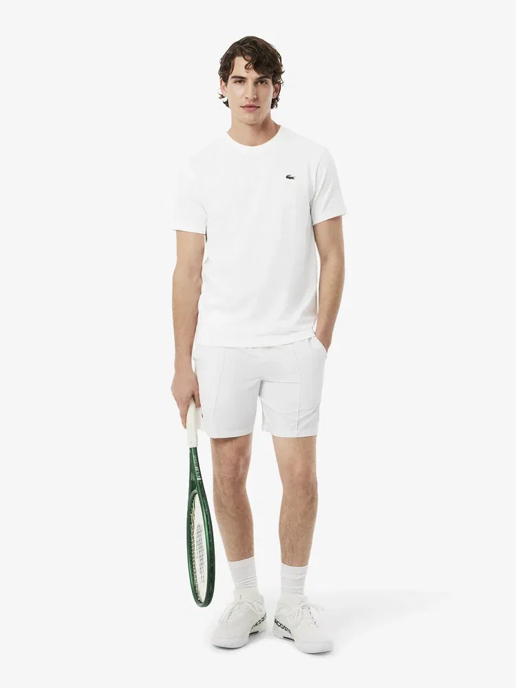 Футболка с принтом Tennis Heritage LACOSTE, White — фото 4