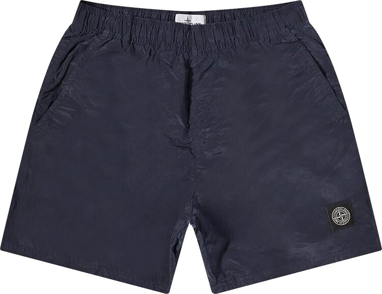 

Шорты Stone Island Nylon Patch Logo Shorts 'Navy Blue', синий