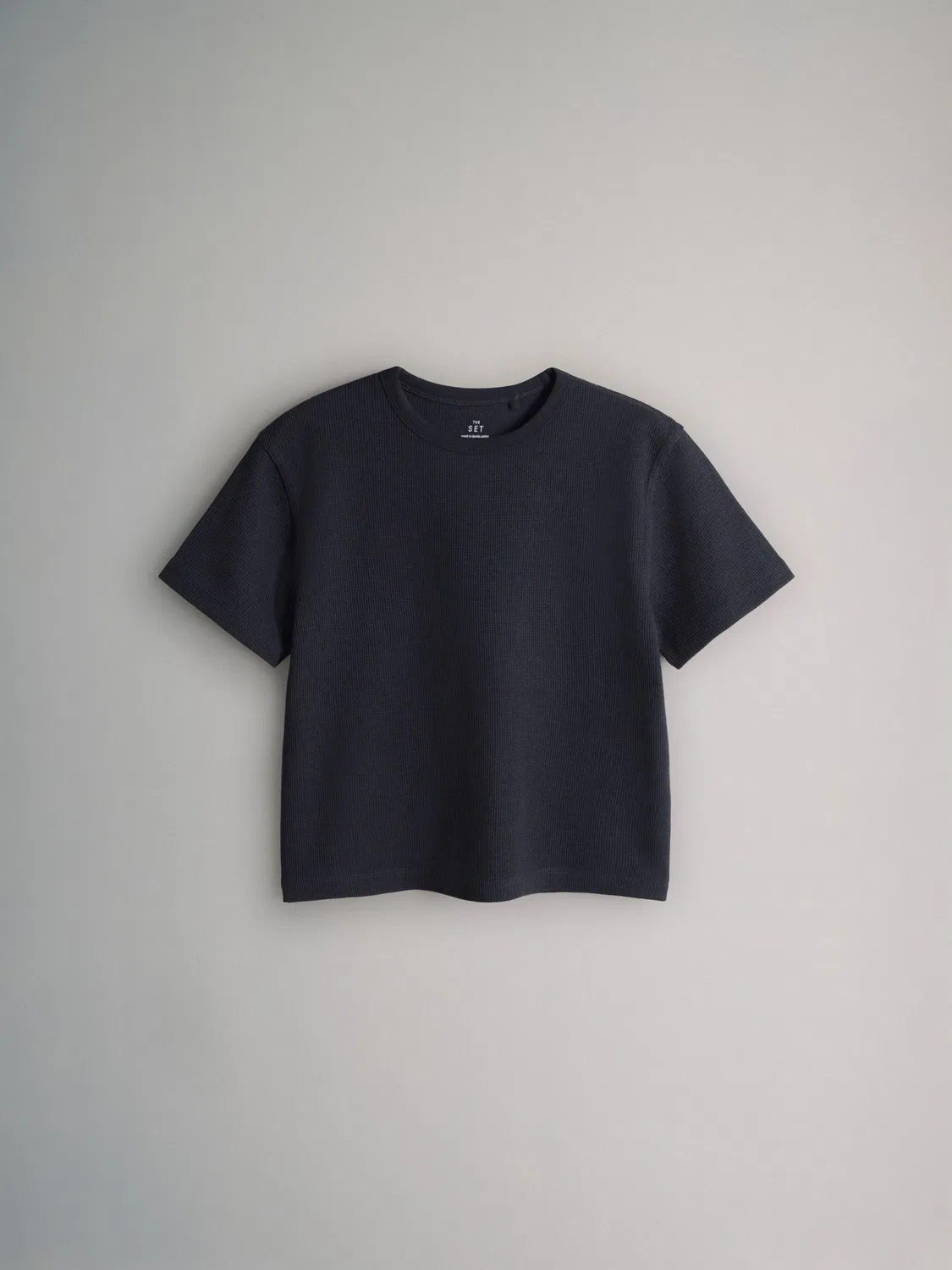Футболка 4шт The Set Charcoal, Brown, Oatmeal Marl, White — фото 2