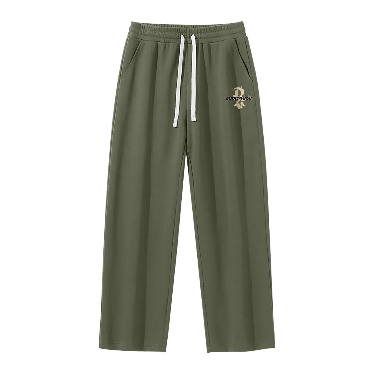 Детские повседневные брюки из флиса MINISO, Gray Green