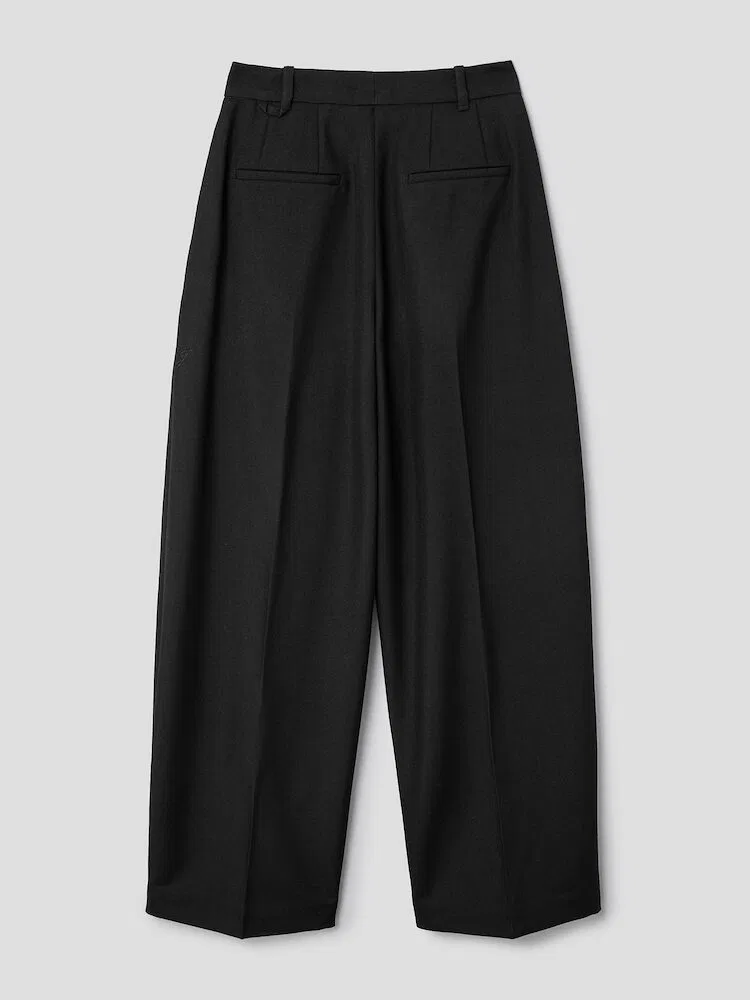 Широкие брюки из шерсти, модель Le Pantalon Dhomme JACQUEMUS, Black — фото 2