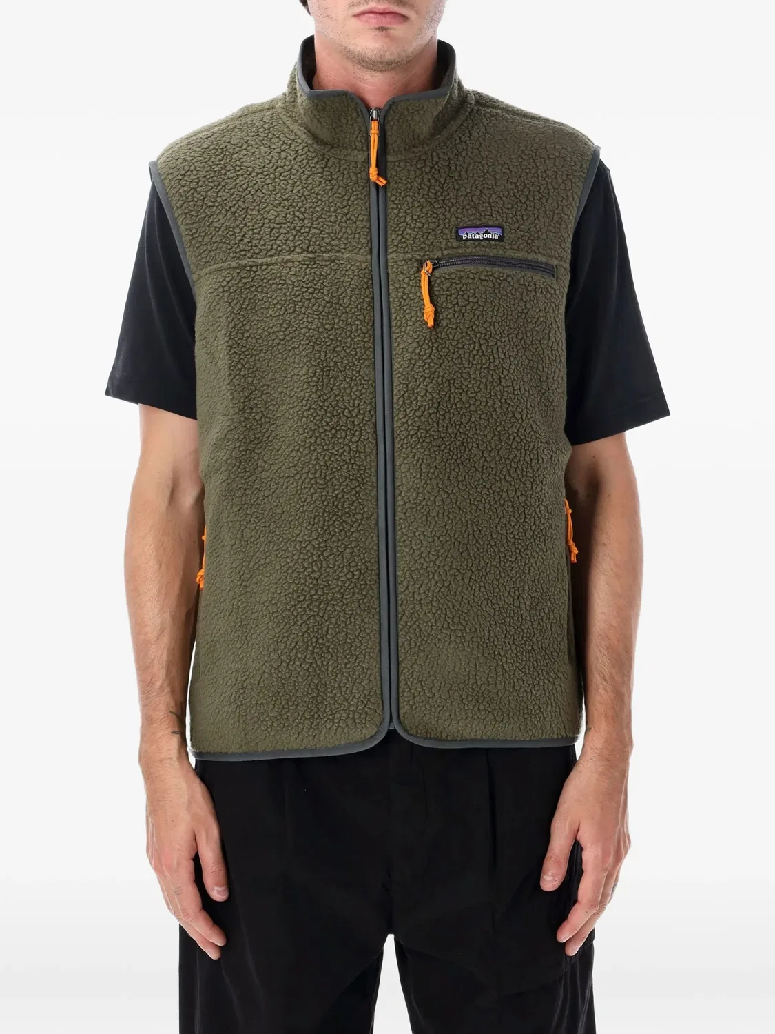 Флисовый жилет Retro Pile зеленого цвета Patagonia, зеленый