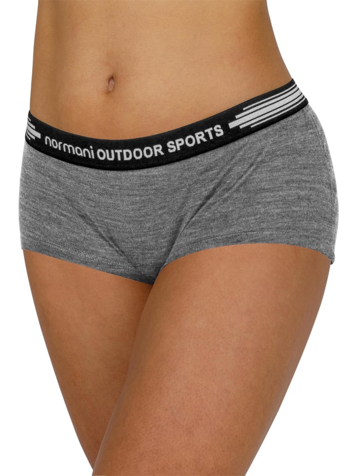

Трусы Normani Outdoor Sports 2er Pack Damen Merino Boxershorts „Morwell“, серый