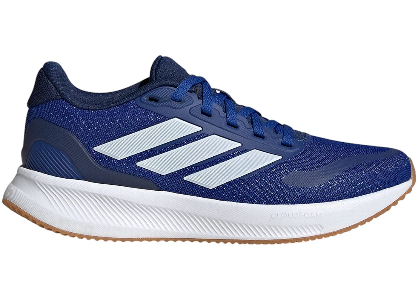 Детские кроссовки для бега с амортизацией Adidas Runfalcon 5, Royal Blue Cloud White Dark Blue