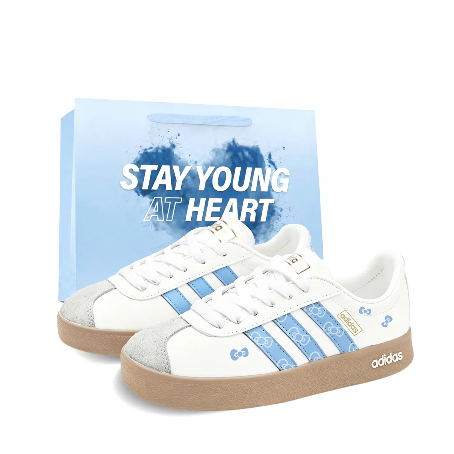 Детские кроссовки с низким верхом VL COURT 2.0 German Army Trainers Adidas, Maris Sal Pudding