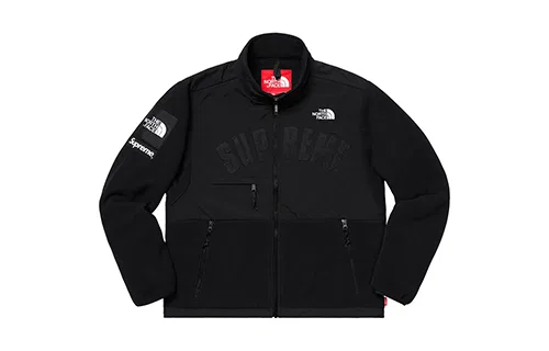 Мужская флисовая куртка с логотипом Arc Denali Supreme, Black