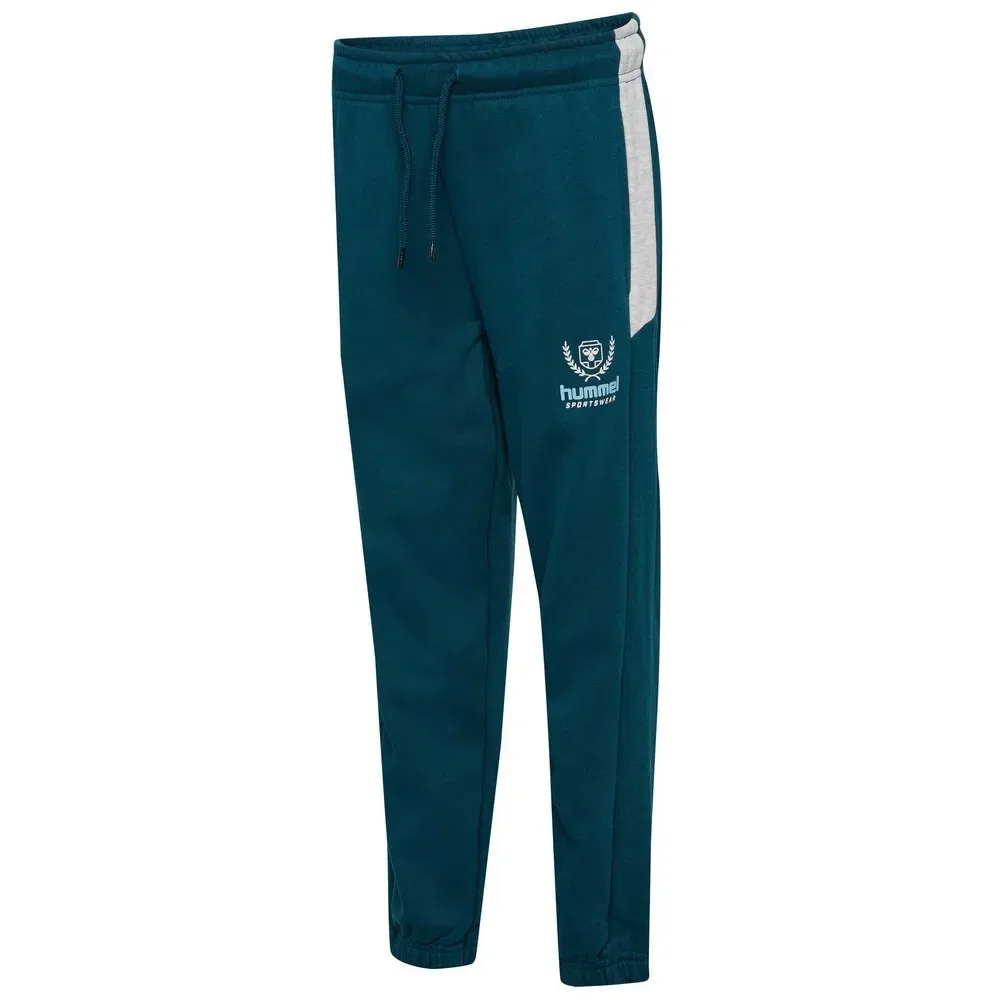 Детские спортивные штаны свободного кроя Hummel Loose Blocked BTS, Blue — фото 3