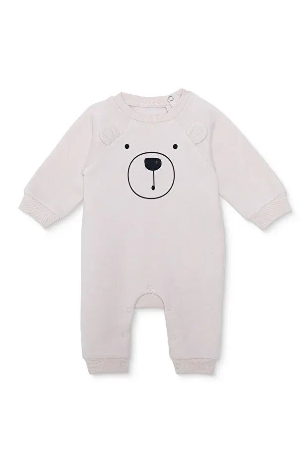 Детский комбинезон для мальчиков с принтом Hellobaby, Beige Ebebek Hello Baby