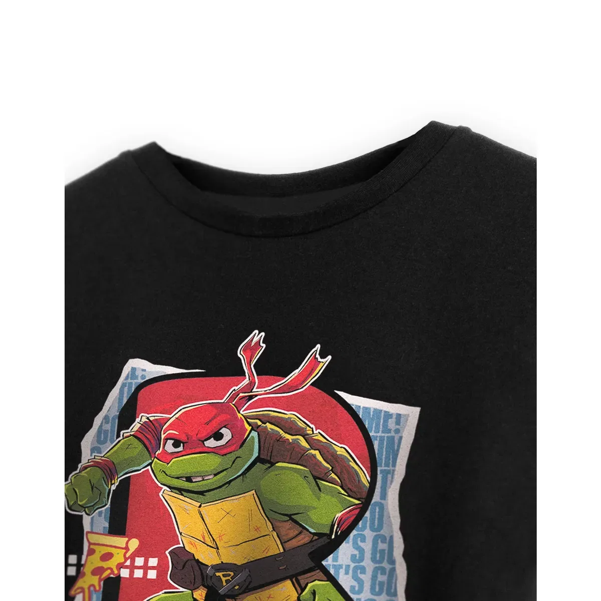 Детская футболка с коротким рукавом Raph Teenage Mutant Ninja Turtles, Black — фото 4