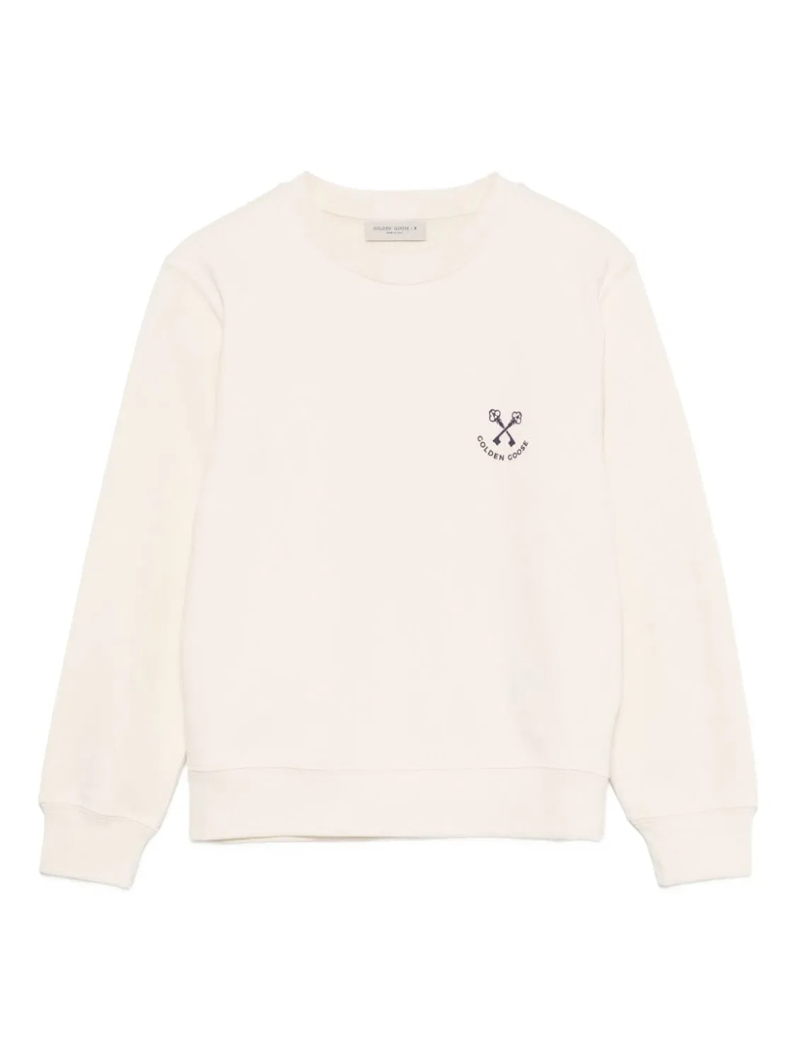 Свитшот с логотипом Golden Goose, нейтральные