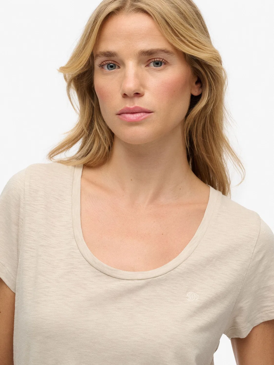 Футболка с круглым вырезом, Regular Superdry, Nude — фото 4