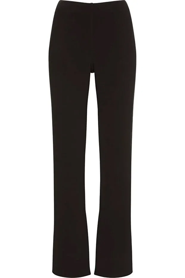 Женские брюки-клеш из трикотажа Calvin Klein, Black