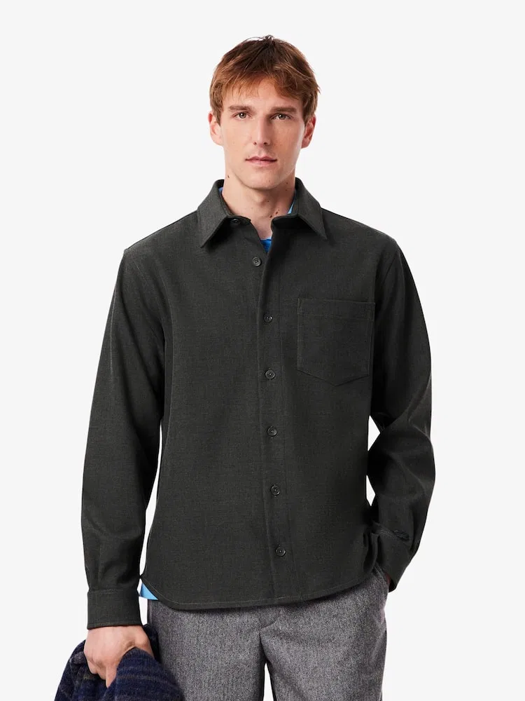 Оверсайз рубашка Double Face LACOSTE