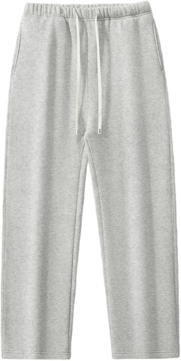 Мужские спортивные штаны с флисом, свободного кроя, Active Fleece Athletic, светло-серый