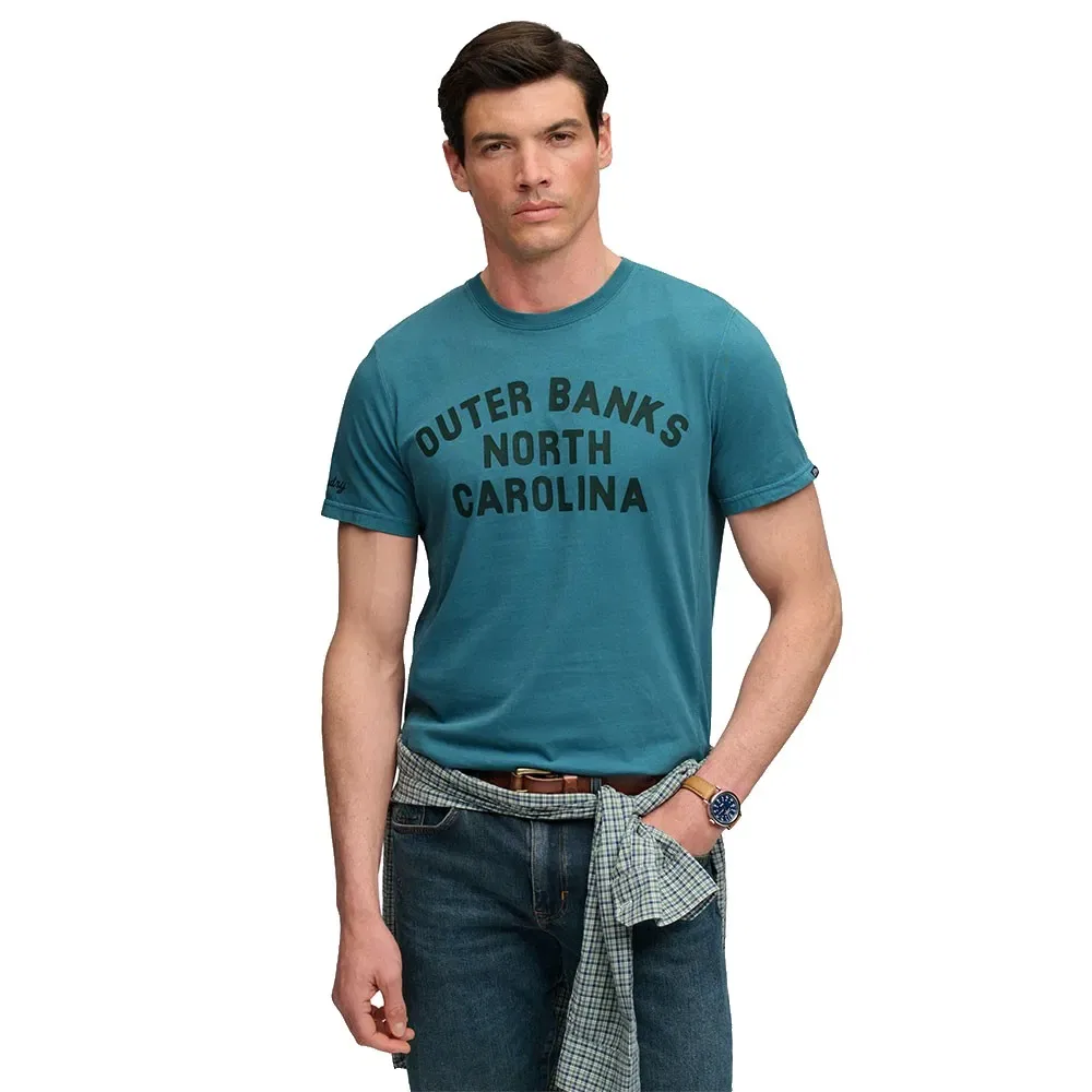 Мужская футболка с коротким рукавом Outdoor Type Superdry, Blue