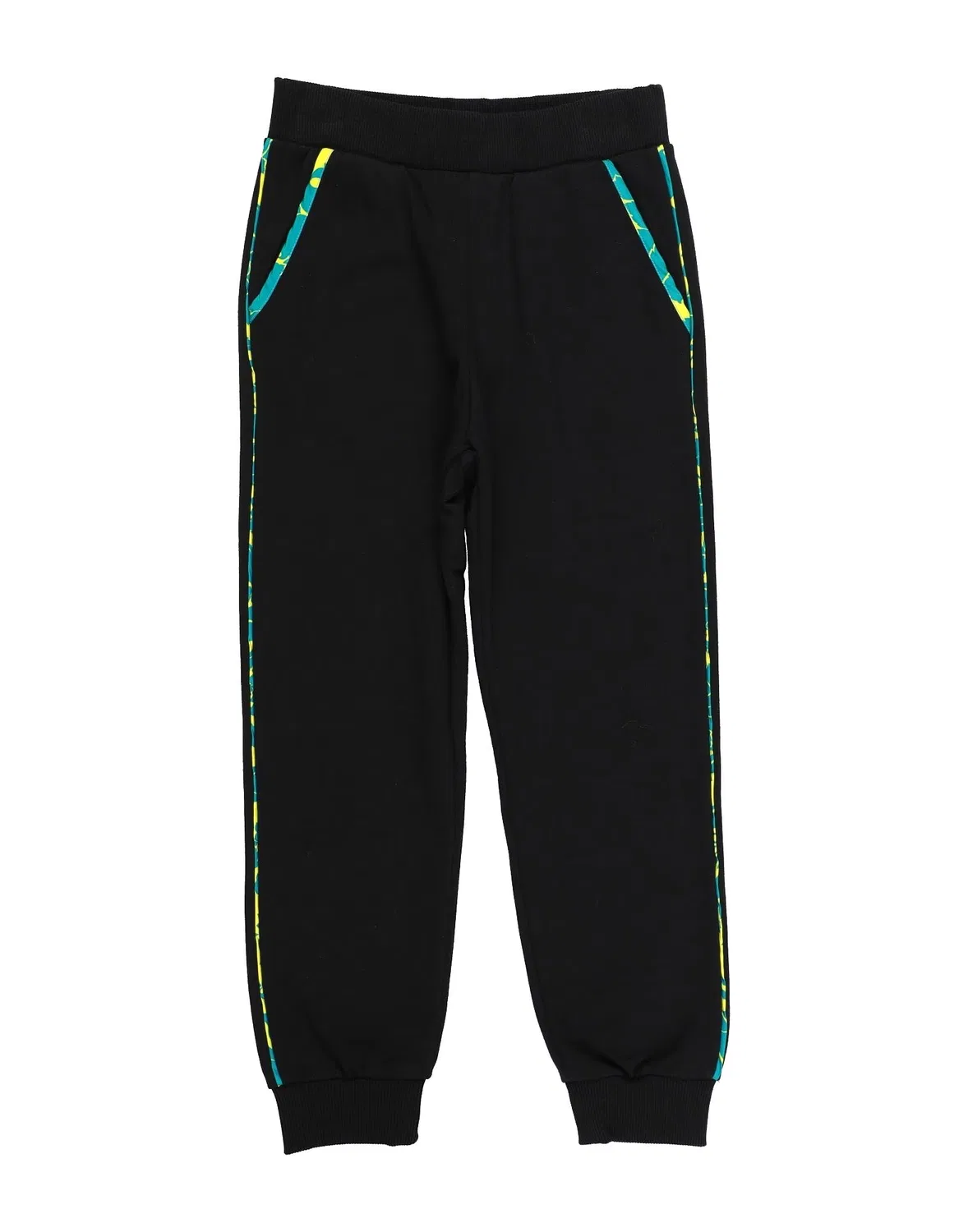 Детские штаны для мальчиков с утягивающим поясом Versace Young, черный