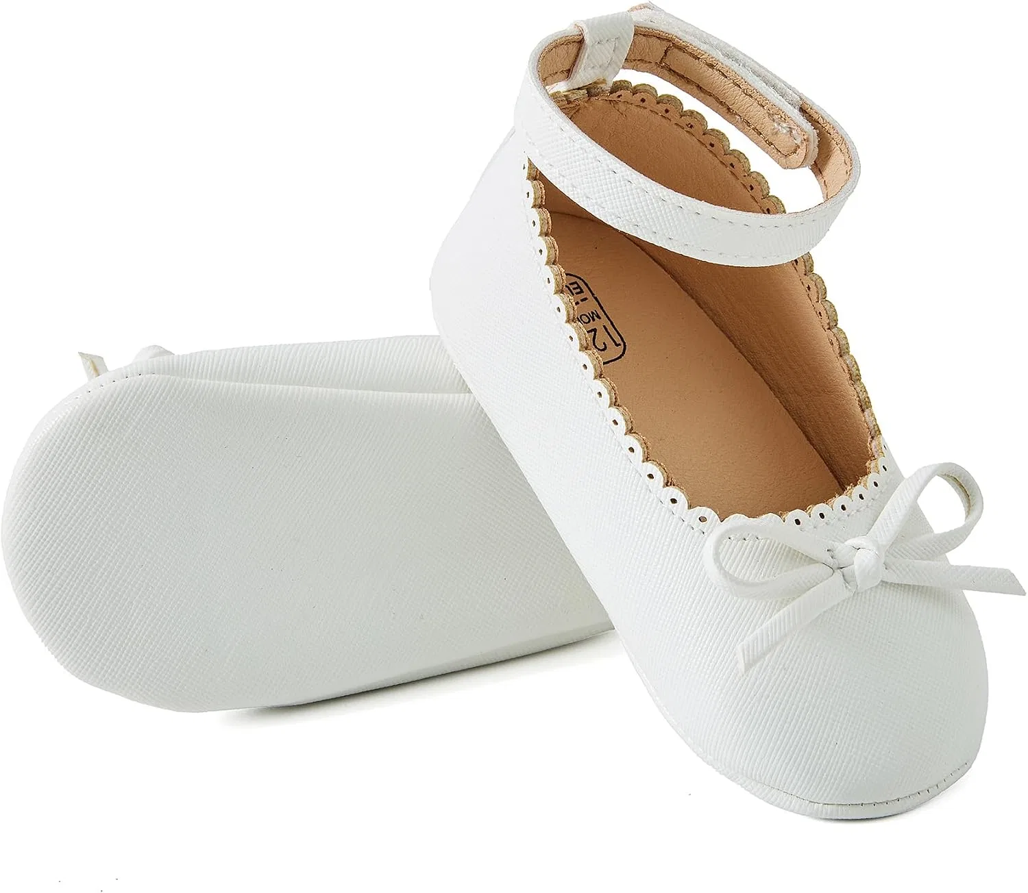 Детские туфли Мэри Джейн для девочек JOYEBUY, White — фото 4