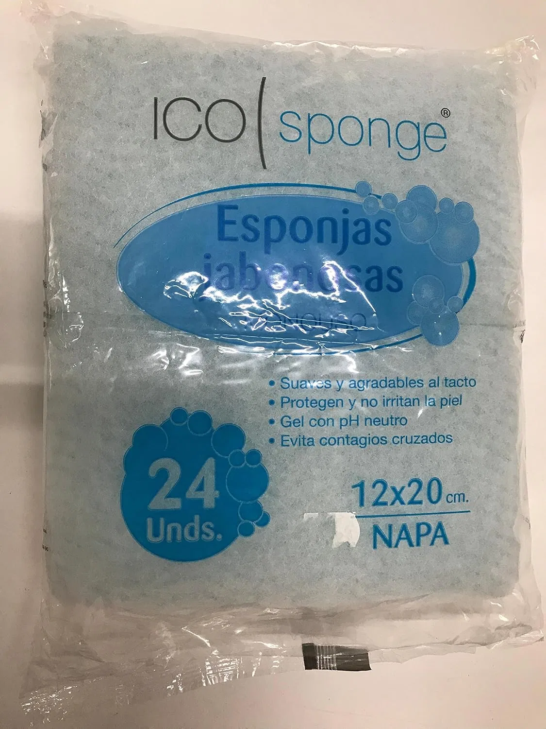 Губка для мытья ICO SPONGE, 24 шт, 12 x 20 см — фото 2