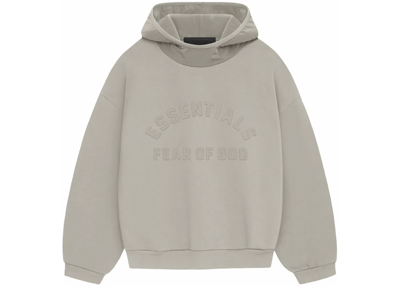 Мужской худи из нейлона с флисом Fear of God Essentials, Seal/Seal