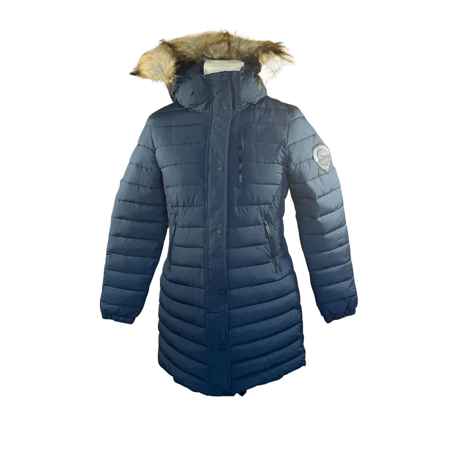 Женская парка с капюшоном Superdry Fuji, Blau