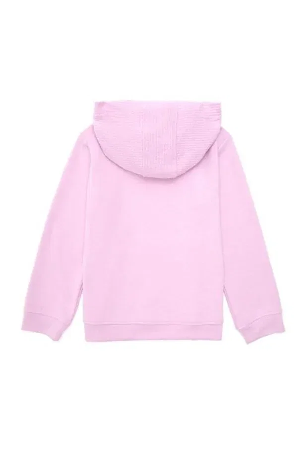 Детское худи для девочек с длинным рукавом U.S. Polo Assn., Pink — фото 2