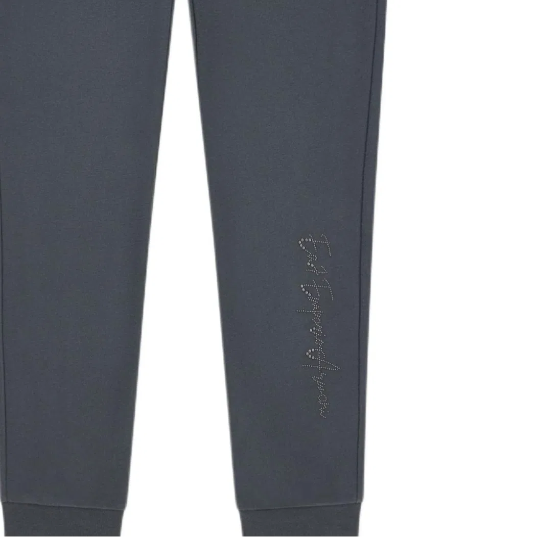Женские спортивные штаны из трикотажа EMPORIO ARMANI, Dark Gray — фото 3