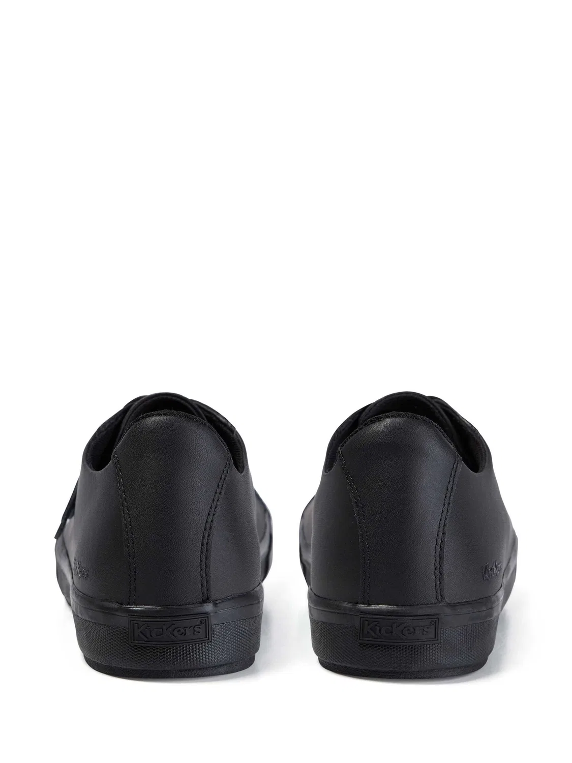 Кроссовки кожаные Tovni Kickers, черные — фото 4