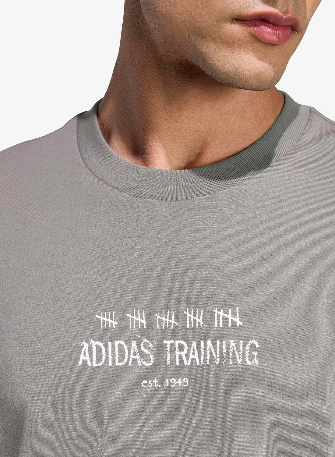 Футболка тренировочная с принтом Climacool Adidas, коричневый — фото 3