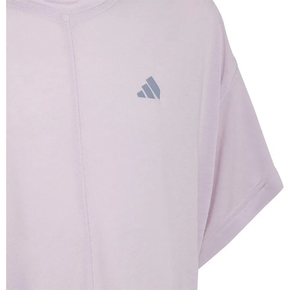 Футболка с коротким рукавом Adidas Yoga, розовый — фото 3