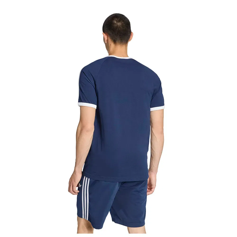 Футболка с коротким рукавом 3 Stripes Slim Ringer Adidas Originals, синий — фото 2