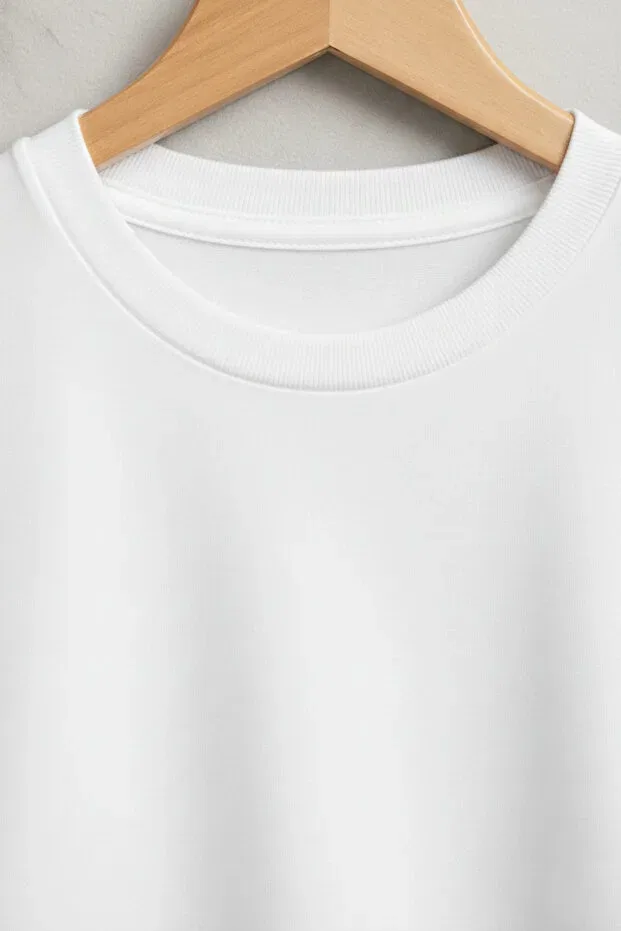 Детская футболка оверсайз с принтом Father Child Matching Oversize T-Shirt Vodexa, White — фото 3
