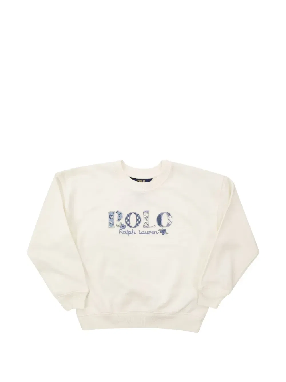 Свитшот с аппликацией-логотипом Polo Ralph Lauren Kids, белый