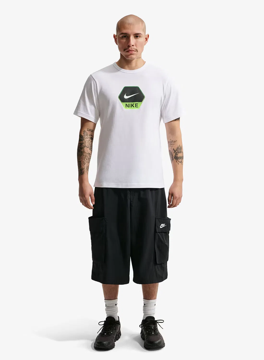 Футболка с принтом Nike NSW Core Graphic, белый