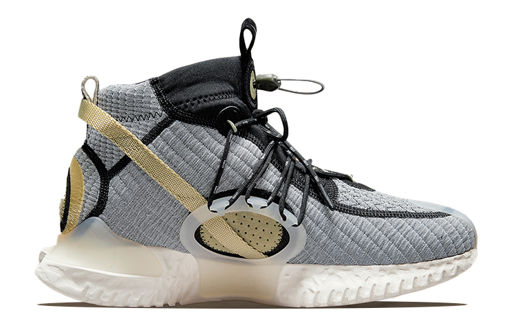 Кроссовки Nike Flow 2020 Ispa Se, серый/черный — фото 2