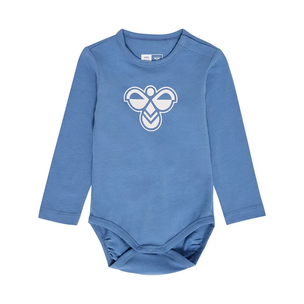Боди с длинным рукавом Mini Logo Hummel, синий