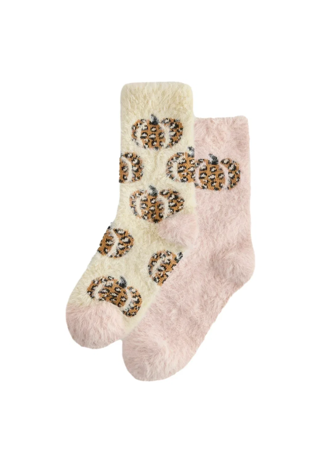 Уютные носки Superhairy, 2 шт. в упаковке - носки Next, Leopard Print Pumpkins