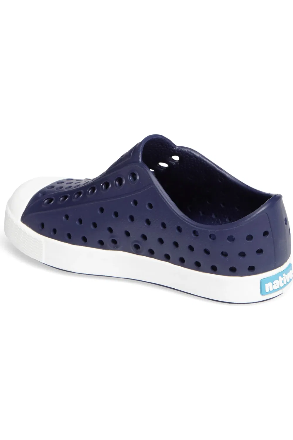 Детские кеды водонепроницаемые Jefferson Slip-On Native Shoes, Regatta Blue/Shell White — фото 2
