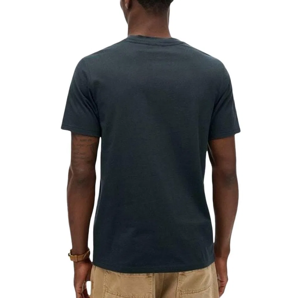 Мужская хлопковая футболка Superdry VL Heritage Relaxed, Navyblau — фото 3
