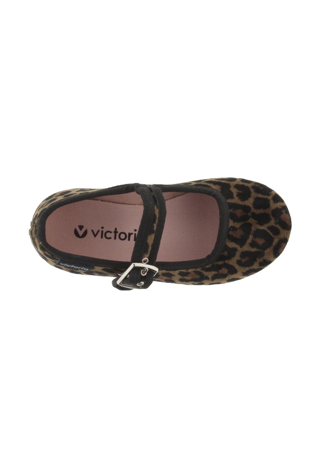 Балетки с ремешком на щиколотке GONG FU LEOPARD MARY JANE BUCKLE Victoria Shoes, коричневый — фото 3