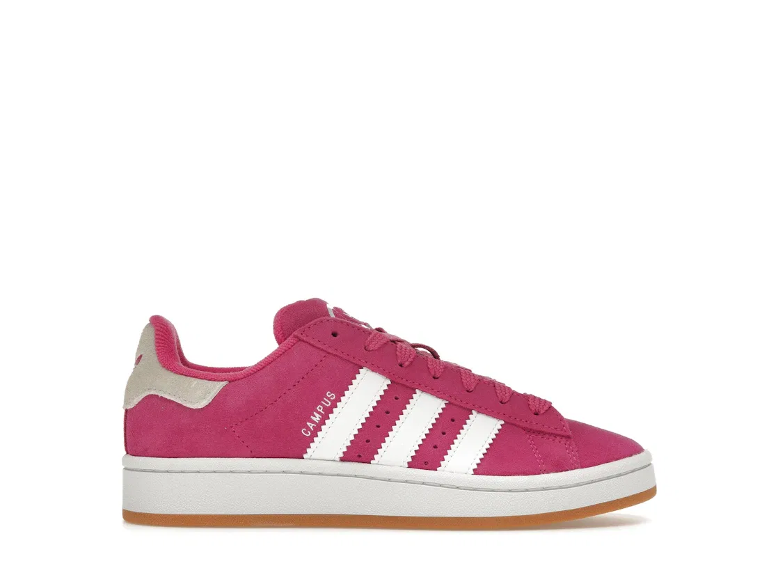 Детские кроссовки с замшевым верхом Adidas Campus 00s, Semi Lucid Fuchsia Footwear White Gum